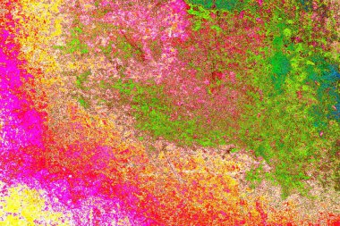 Çizik ve çatlaklarla metal doku