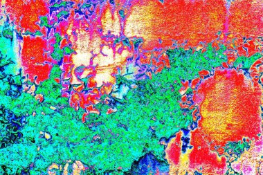 Dökülen boya paslı metal dokusu