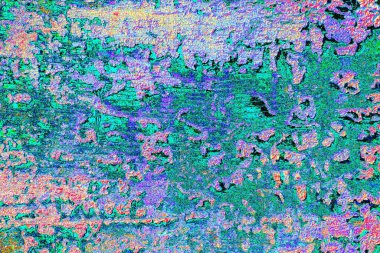 Duvar dokusu arkaplanı eski boyayla soyulmuş.