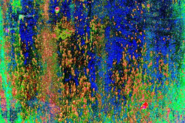 Çizik ve çatlaklarla metal doku