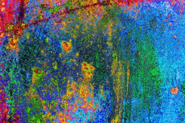 Çizik ve çatlaklarla metal doku