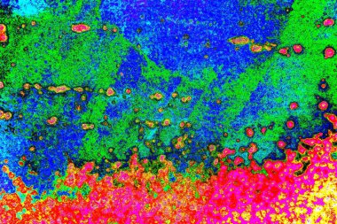 Çizik ve çatlaklarla metal doku