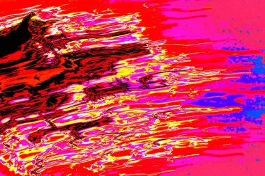 Hareket halindeki kaotik ışıklar odak noktasını bulanıklaştırır - soyut fotoğraf arkaplanı. 