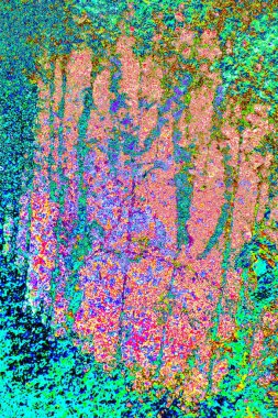 Eski model tuğla duvarın arka planı