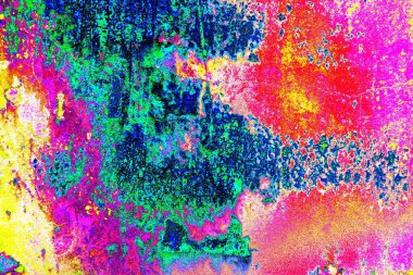 Dökülen boya paslı metal dokusu