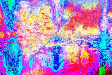 Çizik ve çatlaklarla metal doku