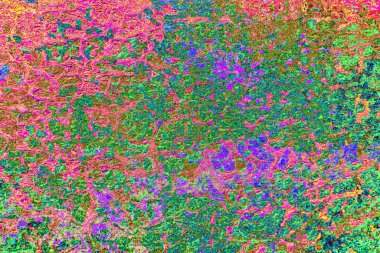 Çizik ve çatlaklarla metal doku