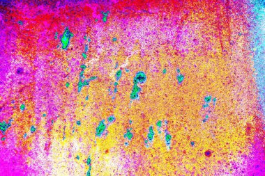 Dökülen boya paslı metal dokusu