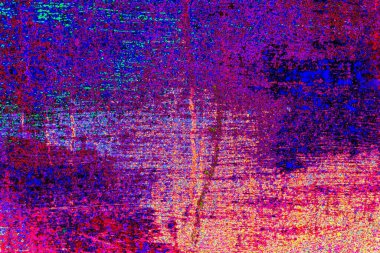 Çizik ve çatlaklarla soyut renkli duvar kâğıdı 