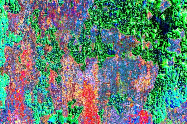 Dökülen boya paslı metal dokusu