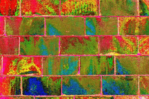 Background Bricks Cinder Block — Stock Photo, Image