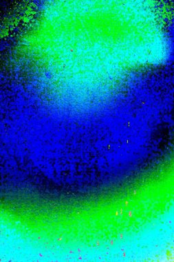 Soyut neon renkler çizik ve çatlaklarla dokulu duvar. 