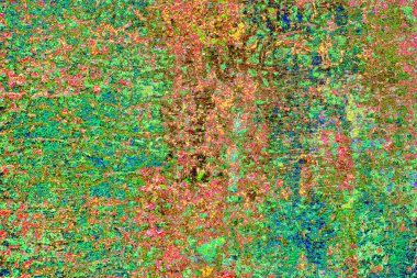 Çizik ve çatlaklarla metal doku