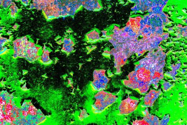 Dökülen boya paslı metal dokusu