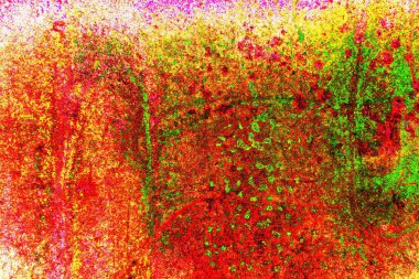 Çizik ve çatlaklarla metal doku