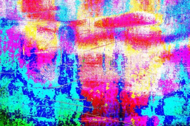 Çizik ve çatlaklarla metal doku