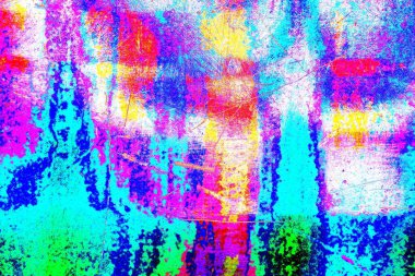 Çizik ve çatlaklarla metal doku