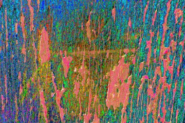 Duvar dokusu arkaplanı eski boyayla soyulmuş.