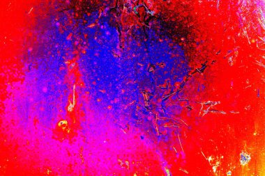 Çizik ve çatlaklarla metal doku