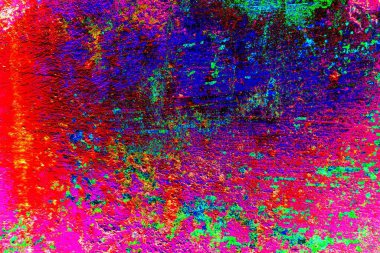 Çizik ve çatlaklarla metal doku