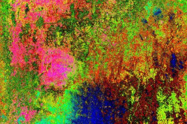 Çizik ve çatlaklarla metal doku