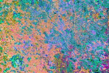 Çizik ve çatlaklarla metal doku