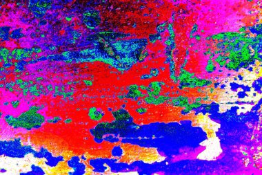 Çizik ve çatlaklarla metal doku