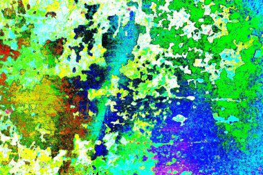 Çizik ve çatlaklarla metal doku