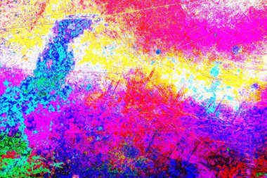 Çizik ve çatlaklarla metal doku