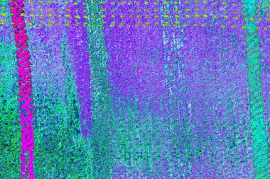 Soyut neon renkler çizik ve çatlaklarla dokulu duvar. 