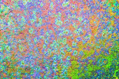 Çizik ve çatlaklarla metal doku