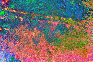 Çizik ve çatlaklarla metal doku