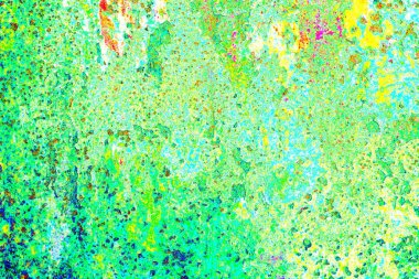 Çizik ve çatlaklarla soyut renkli duvar kâğıdı 