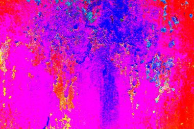 Çizik ve çatlaklarla metal doku