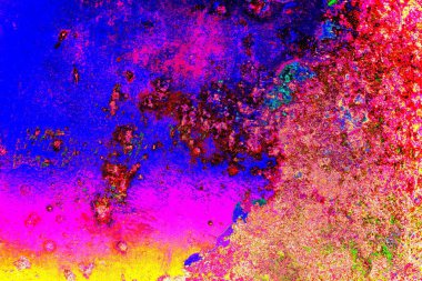 Çizik ve çatlaklarla metal doku