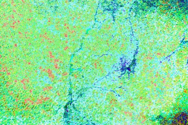 Çizik ve çatlaklarla metal doku