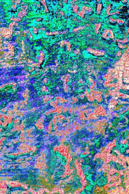 Duvar dokusu arkaplanı eski boyayla soyulmuş.