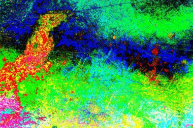 Çizik ve çatlaklarla metal doku