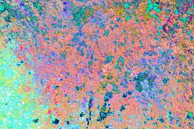 Çizik ve çatlaklarla metal doku