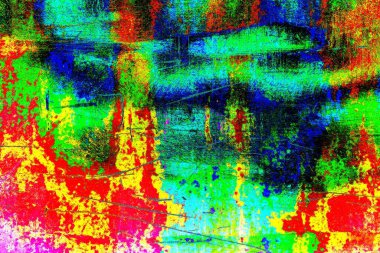 Çizik ve çatlaklarla metal doku