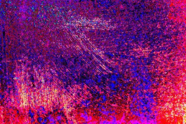 Çizik ve çatlaklarla soyut renkli duvar kâğıdı 