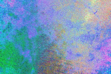 Çizik ve çatlaklarla metal doku