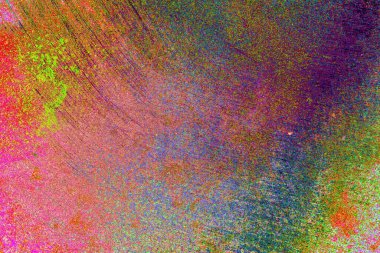 Çizik ve çatlaklarla metal doku