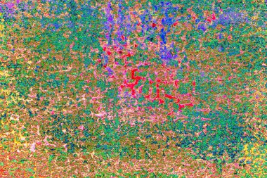 Çizik ve çatlaklarla metal doku