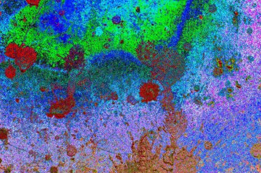 Çizik ve çatlaklarla metal doku