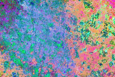 Çizik ve çatlaklarla metal doku