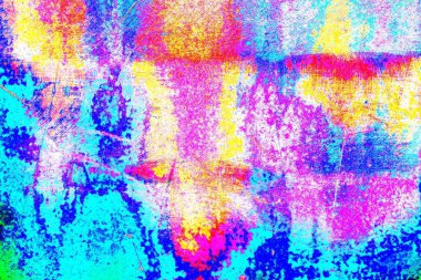 Çizik ve çatlaklarla metal doku