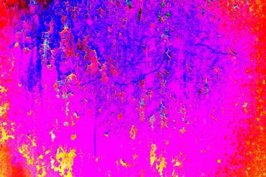 Çizik ve çatlaklarla metal doku