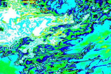 Hareket halindeki kaotik ışıklar odak noktasını bulanıklaştırır - soyut fotoğraf arkaplanı. 