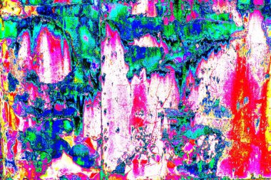 Dökülen boya paslı metal dokusu